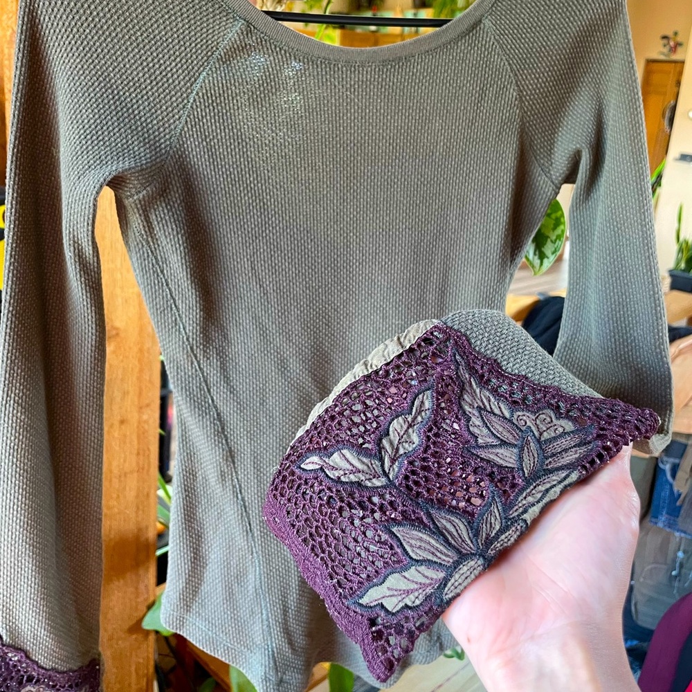 Free People Low Back Long Sleeve